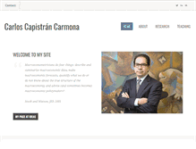 Tablet Screenshot of carloscapistran.com